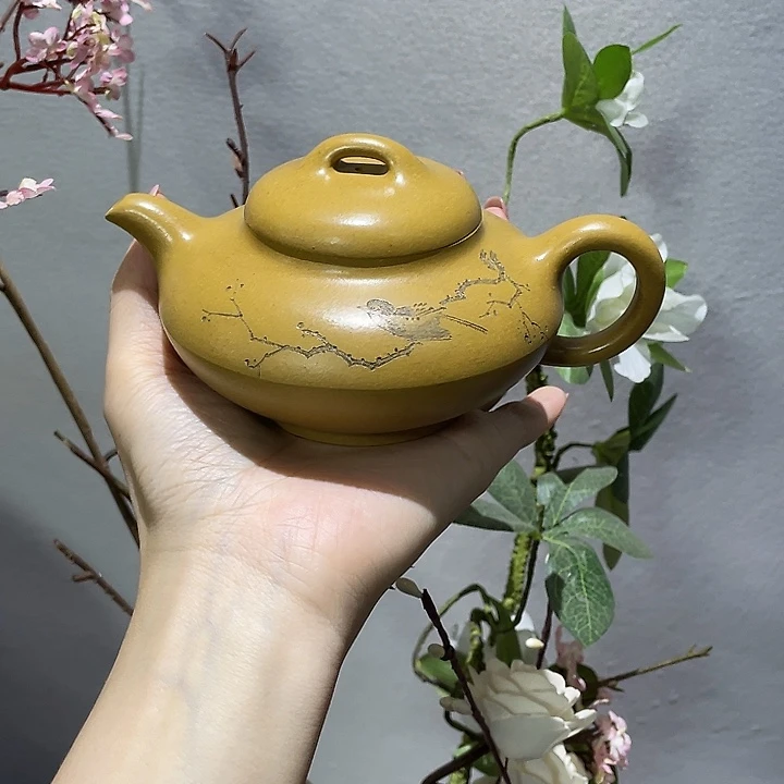 方***坤茶壶紫砂全手工打造