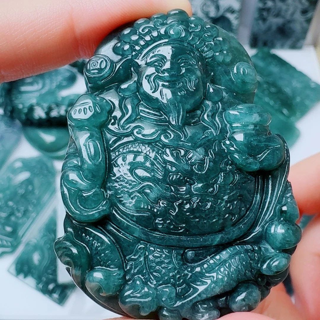 翡翠未镶嵌颈饰111