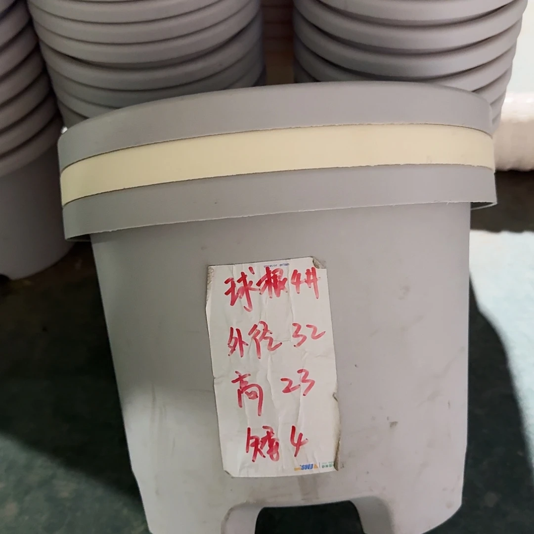 球根4#口径32无拖灰白5个