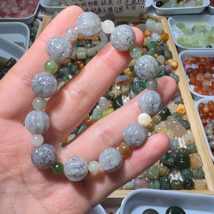 和田玉未镶嵌珠宝半成品随*