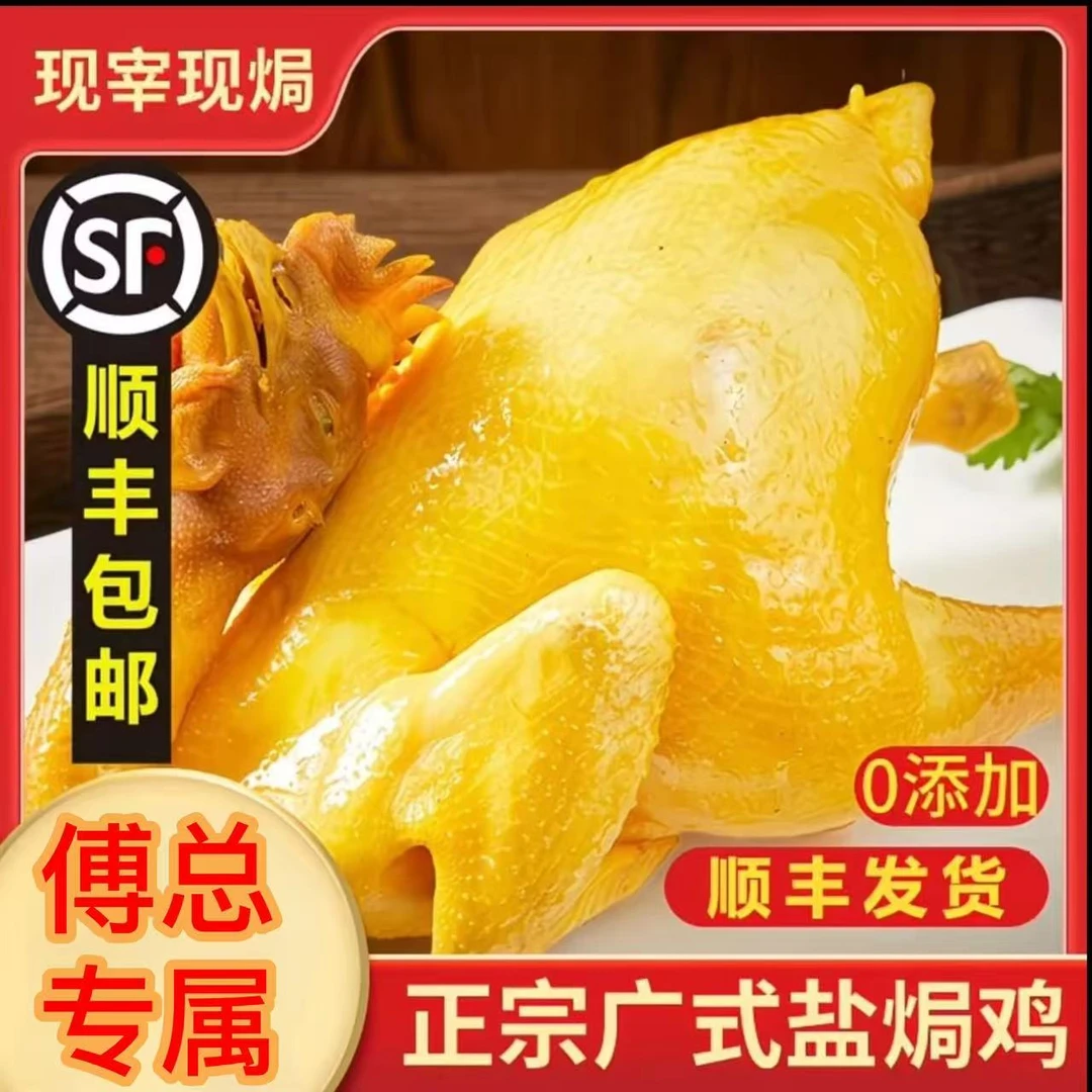 [傅总专属]正宗梅州盐焗鸡土鸡老鸡真空包户外装果园鸡750g/只