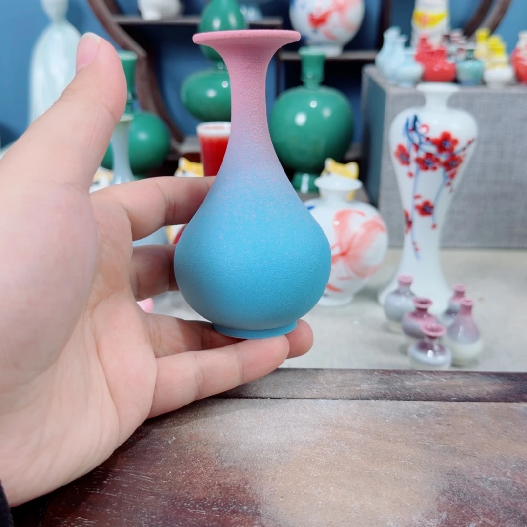 陶瓷手工小花器摆件