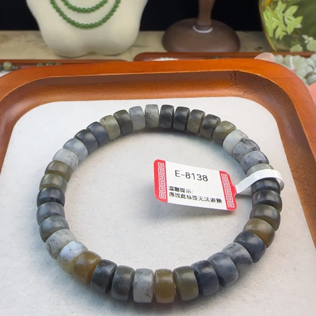 和田玉（糖玉）未镶嵌手链楼兰青花手串