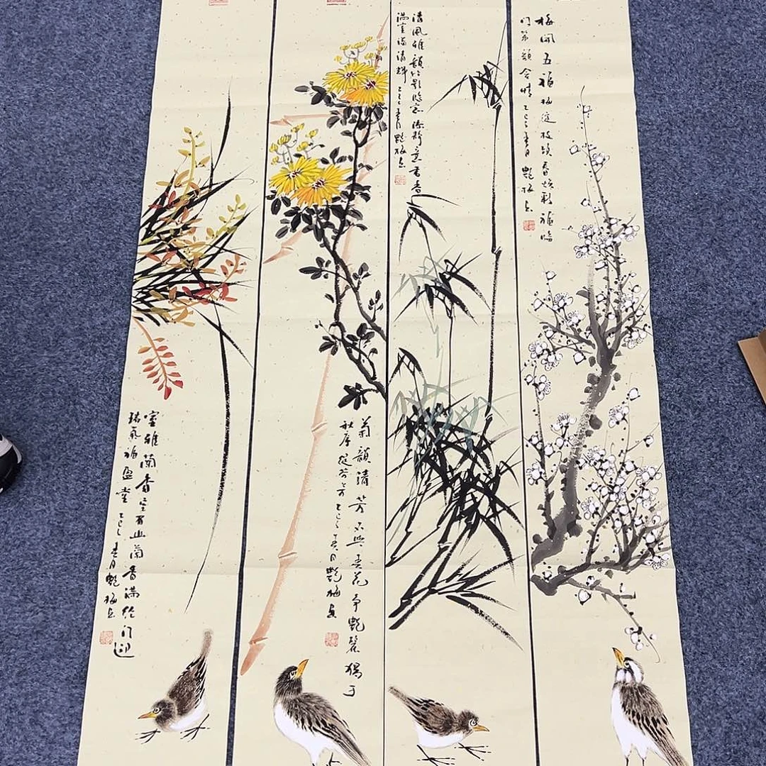 国画纯手绘作品欣赏