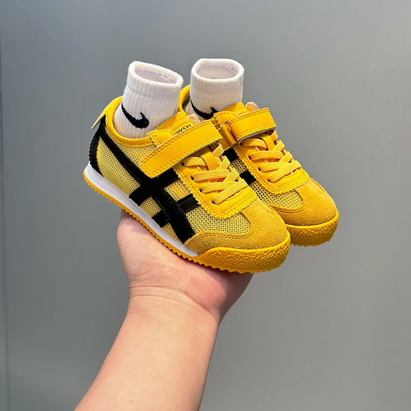 戴维贝拉【促销】儿童运动鞋阿甘鞋夏季李小龙新款单网面男童鞋子