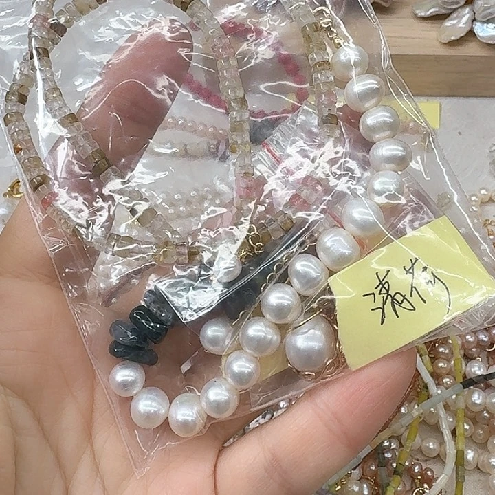 淡水珍珠耳饰银S925镶嵌