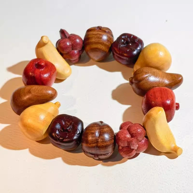 南乔 |  实木水果可爱手链手串创意礼物