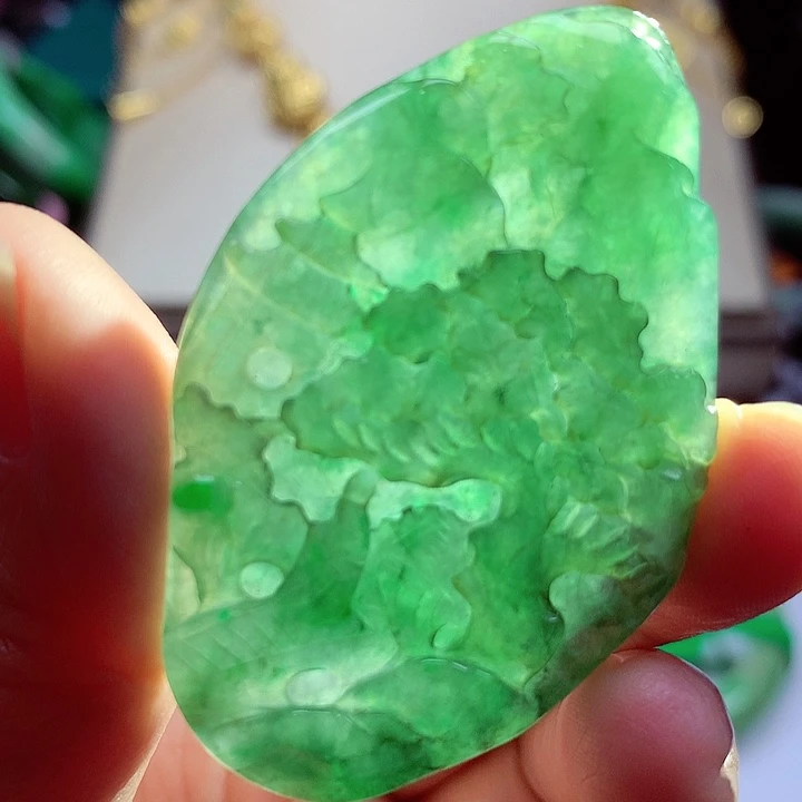 颈饰未镶嵌翡翠翡翠