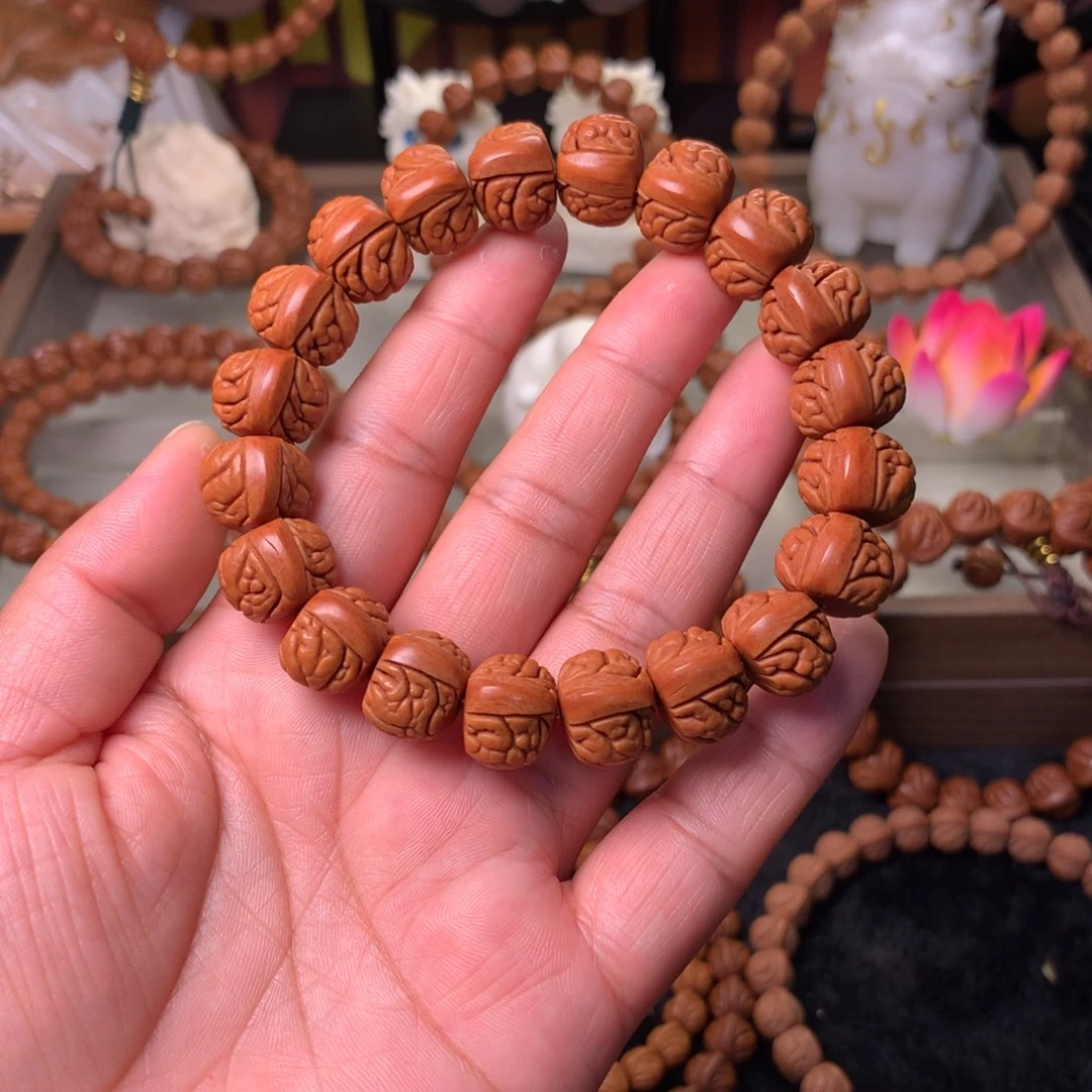 吊坠桃核荔枝手串14