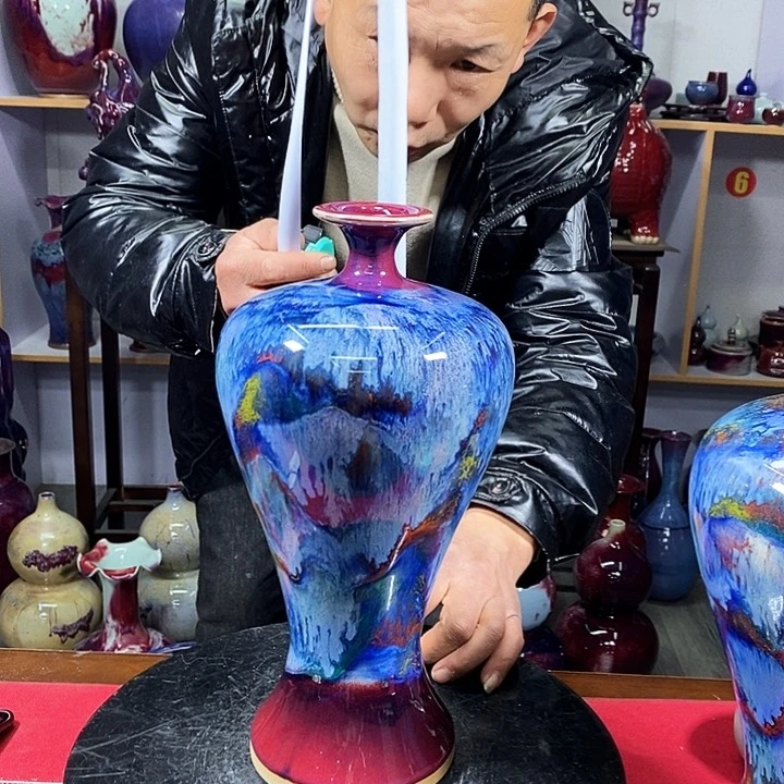 瓶中国神垕精品钧瓷