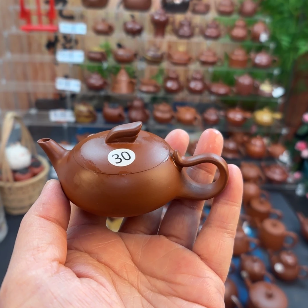 朱泥茶壶朱泥茶壶微瑕40C