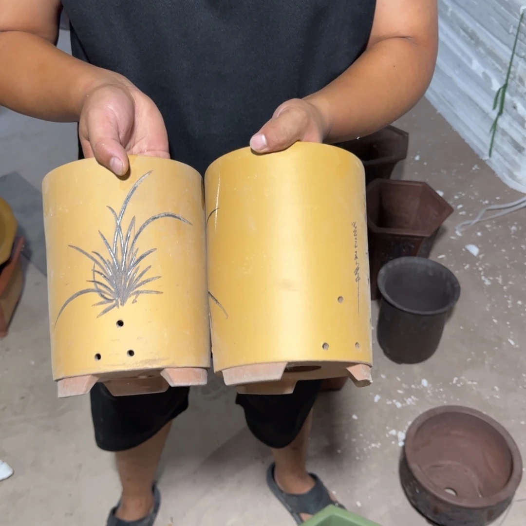 紫砂花盆瑕疵和瑕疵