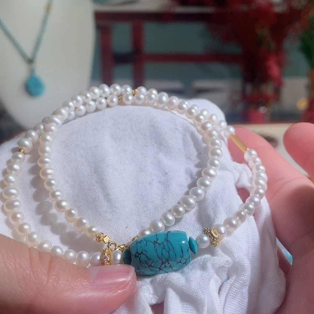 绿松石配饰未镶嵌美**生