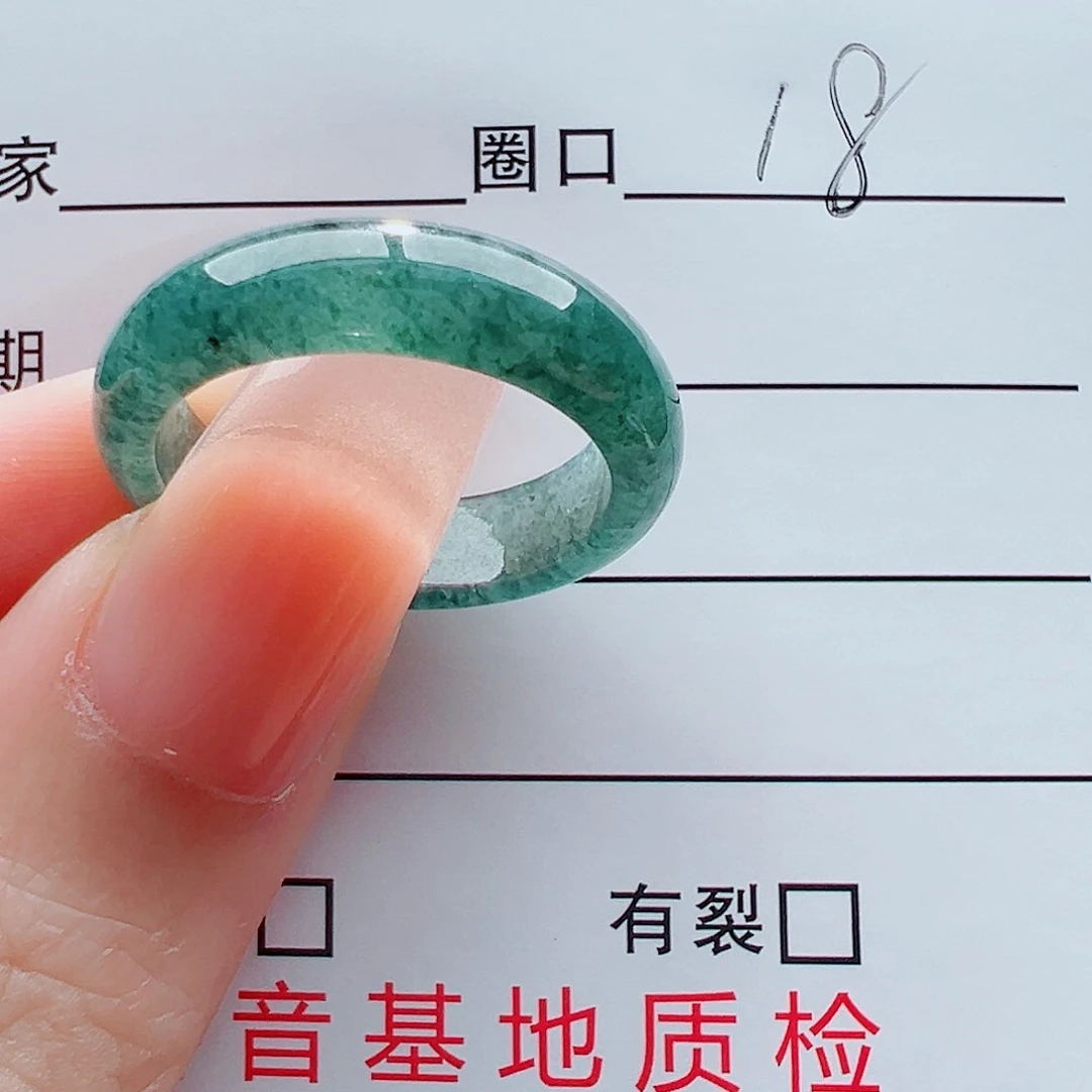 未镶嵌戒指翡翠戒圈