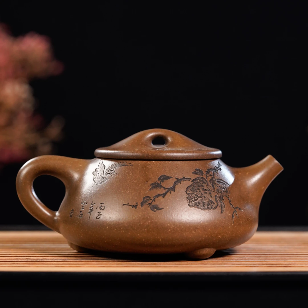 Z-YJB-51   杨军保  宜兴手工紫砂  景舟石瓢