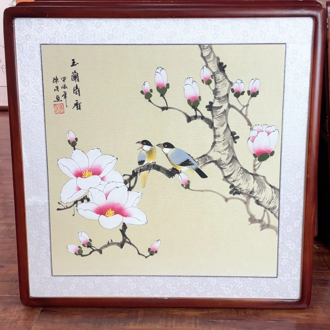 国画带框尺寸63*63厘米