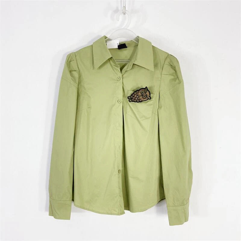 【77衣橱】KY2584精品女装上衣长袖衬衫【红人上新】