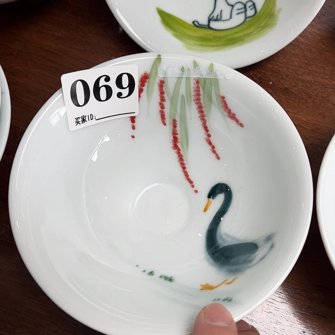 瓷片景德镇陶瓷手工手绘制作