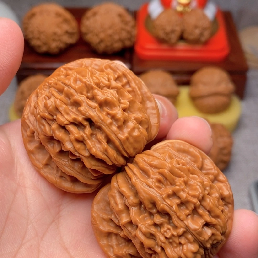 把件文玩核桃44精品毕业四座楼