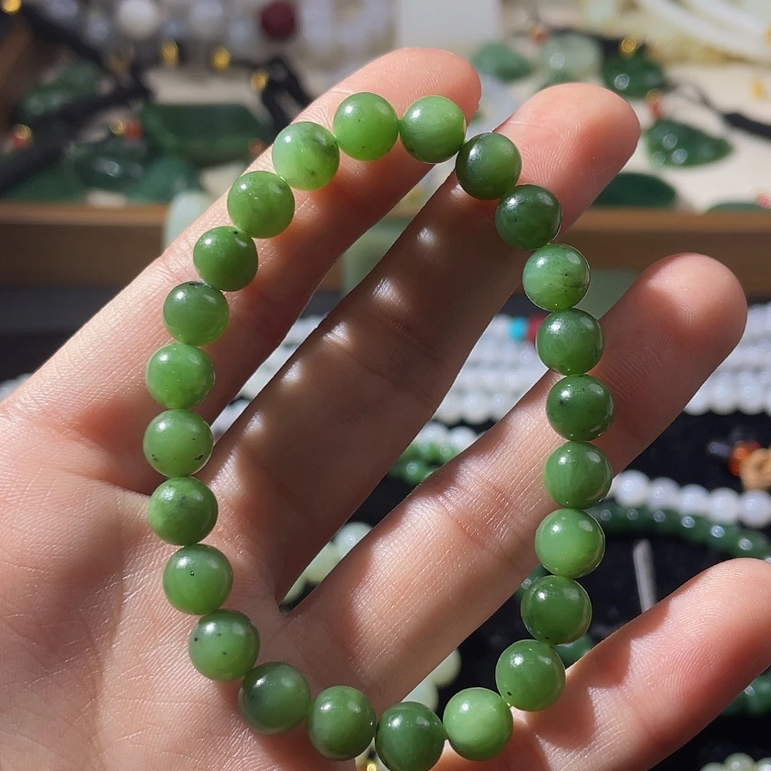 和田玉未镶嵌手串