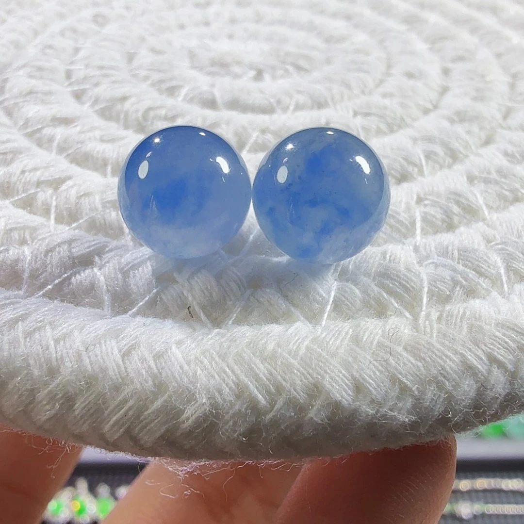 翡翠未镶嵌颈饰超力推蓝莓色！卡10+