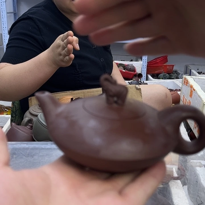 茶壶紫砂宜兴紫砂壶瑕疵