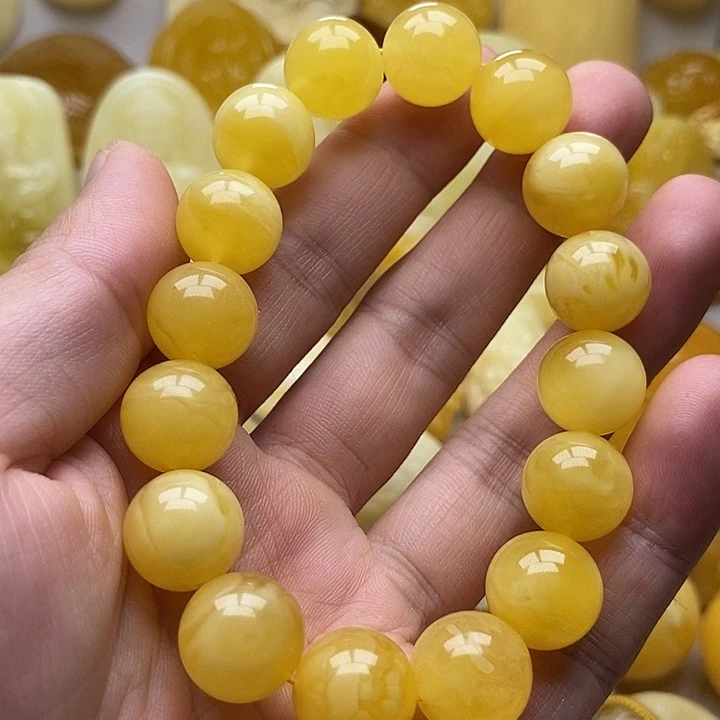 琥珀颈饰未镶嵌琥珀蜜蜡吊坠