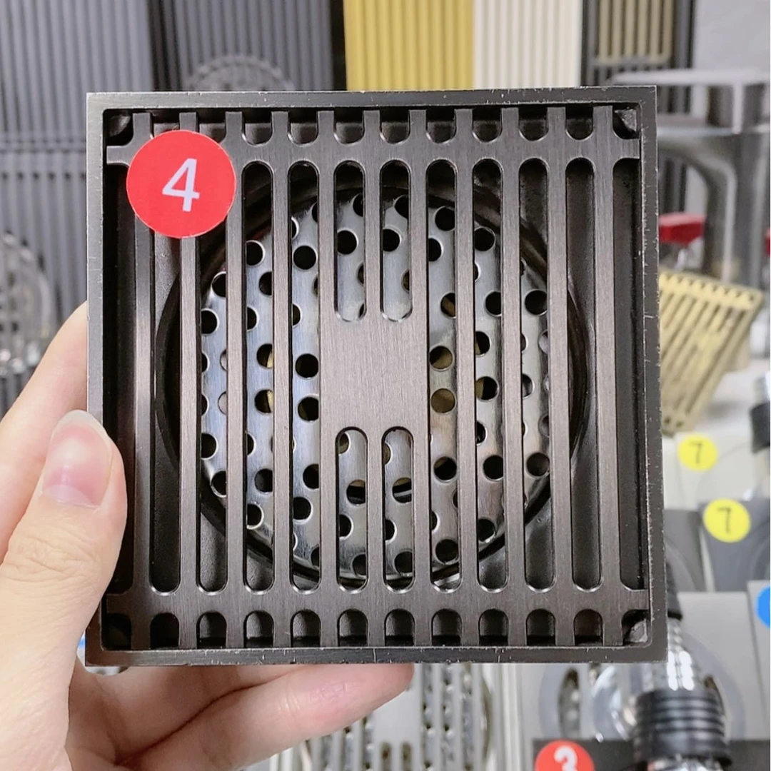 【闪购商品】纯铜2个卫生间地漏
