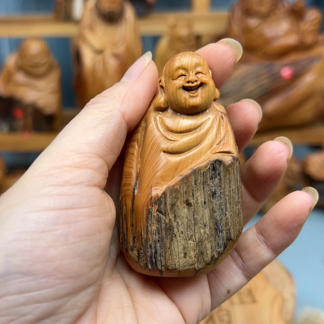 柏木崖柏木摆件手把件，55