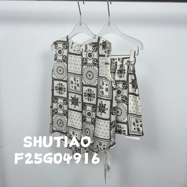 【SHUTIAO】2025夏季：新款小众设计款套装F25G04916