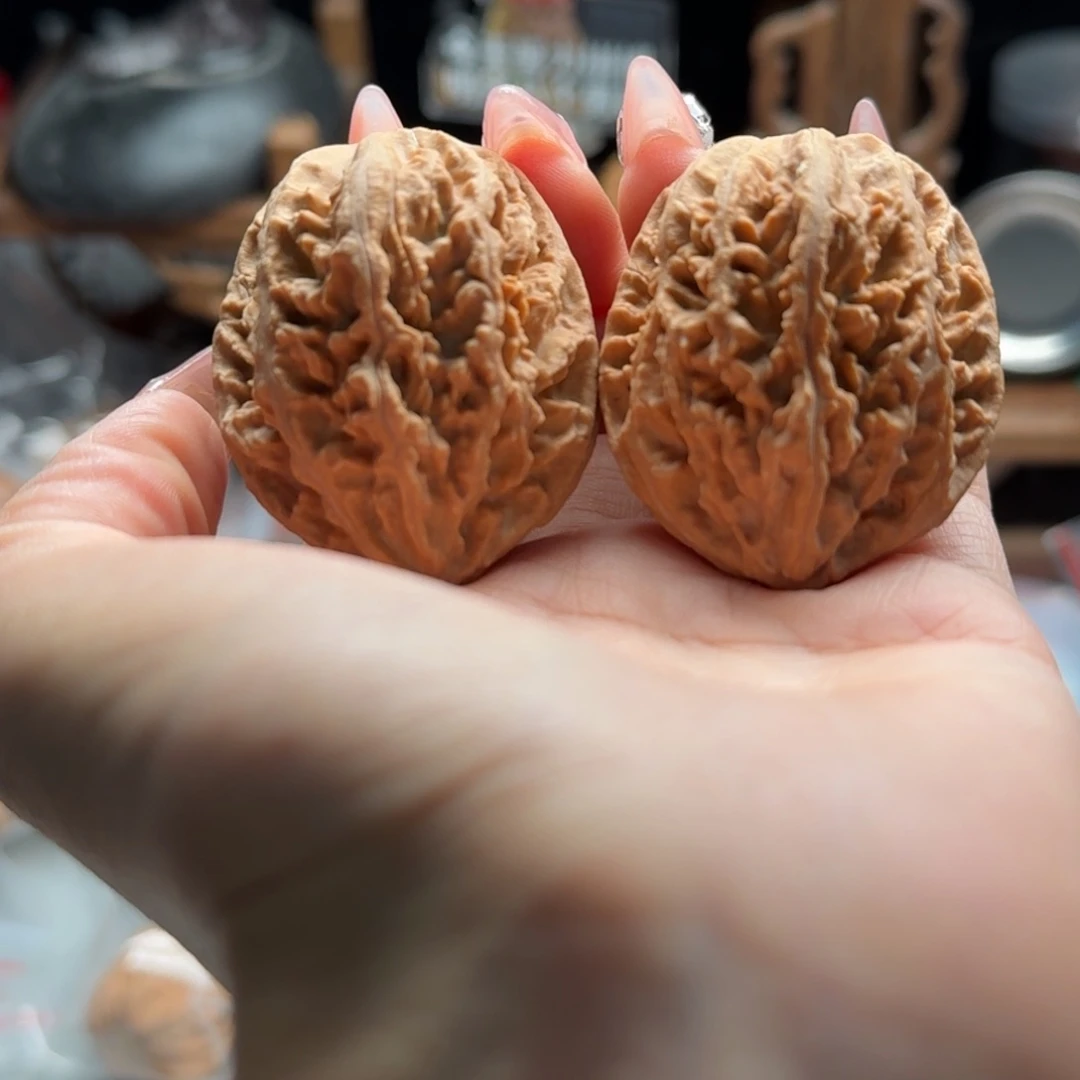 文玩核桃把件关东木子楸百核177瑕疵