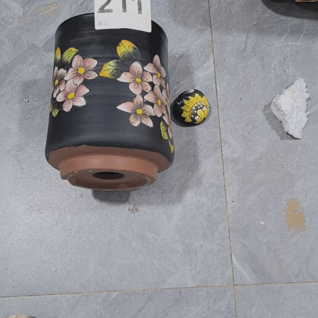 红泥花盆景德镇花盆