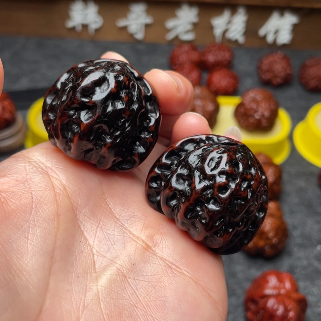 文玩核桃吊坠文玩核桃 手把件 地闷 38