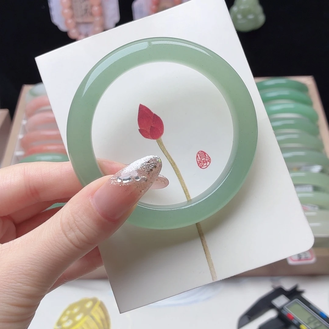 石英质玉未镶嵌手镯5657