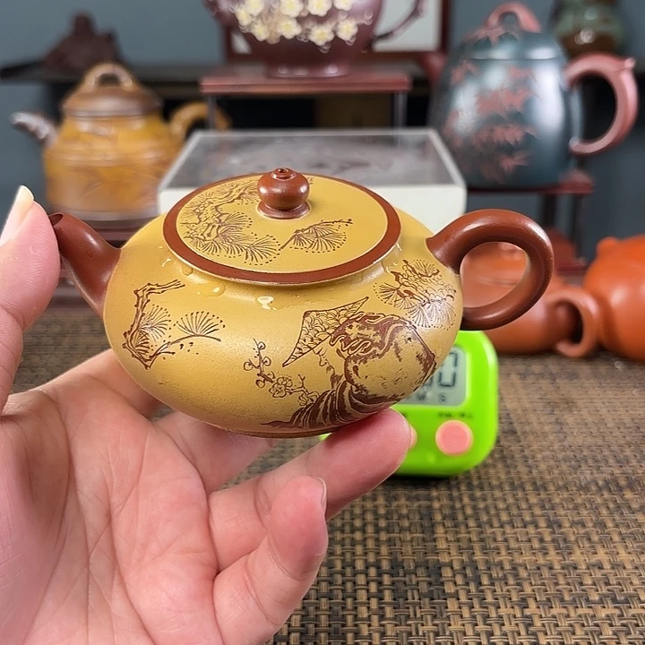 纯***悫紫砂茶壶宜兴原矿手工紫砂壶