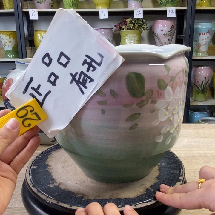 景德镇高温陶瓷花盆