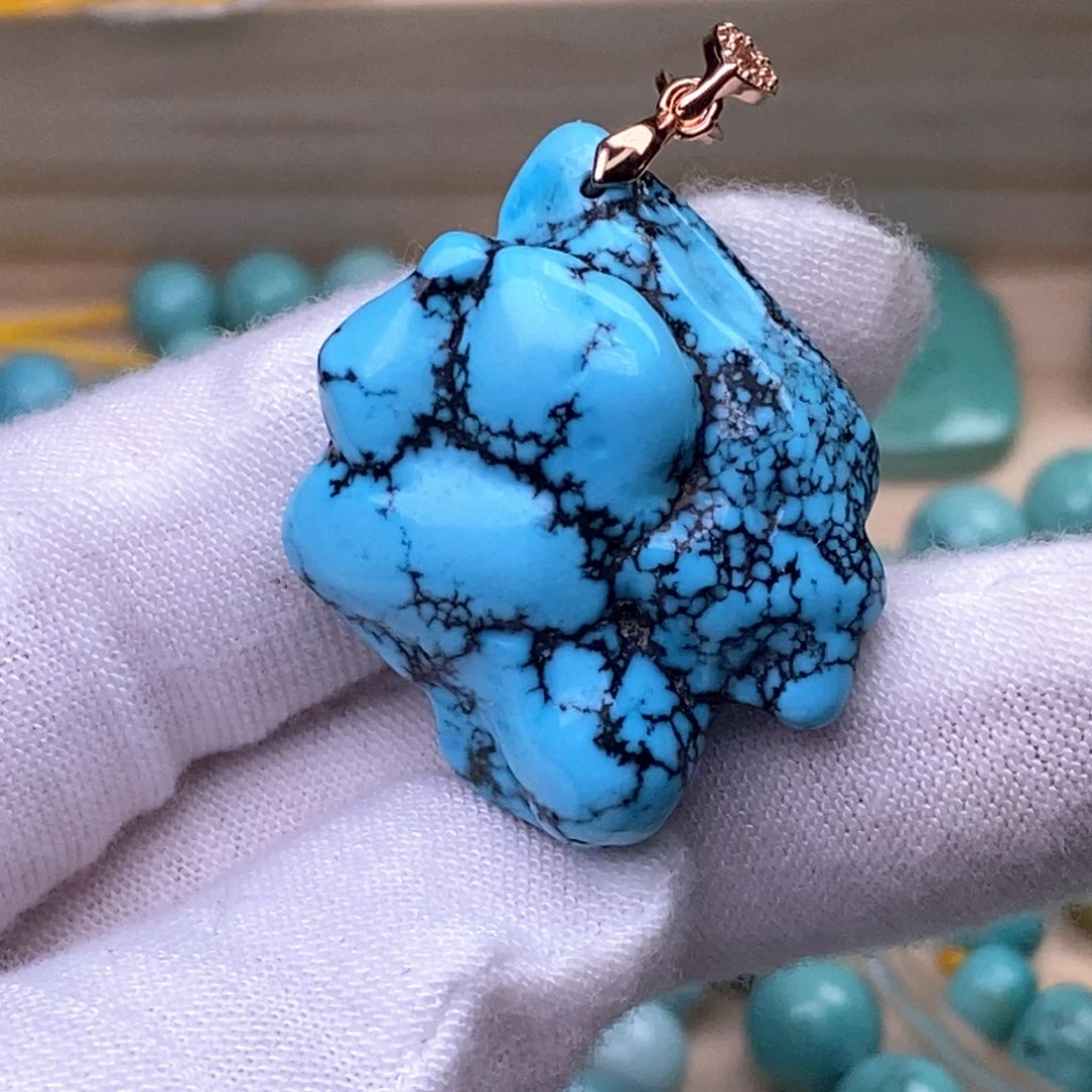 未镶嵌绿松石珠宝奇石