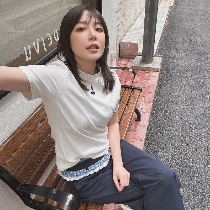 BETTER JOELAY -小版【vivi星球】百搭时尚宽松短袖T恤瑞丽风Z7549