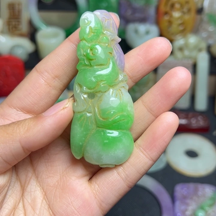 滴血莲花菩提吊坠