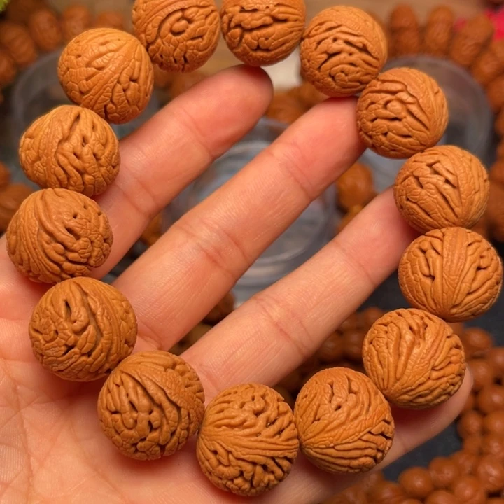 桃核手串龙纹桃核3