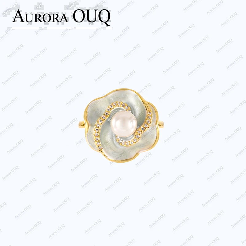 合金合成锆石戒指 【琴愿为你】高级感气质女戒指CJ150359