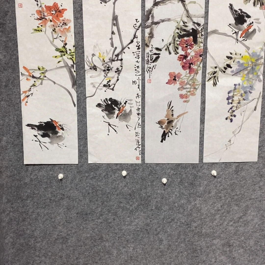 国画言*张强国画花鸟作品