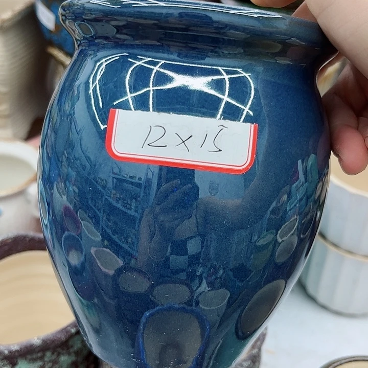 多肉绿植陶瓷花盆9.9包邮，有孔