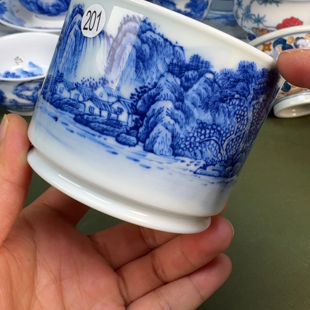 陶瓷景德镇纯手绘茶具圆圆201