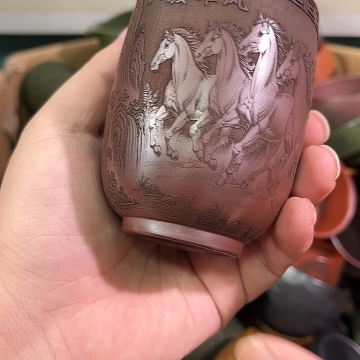 茶杯紫砂全手工紫砂主人杯