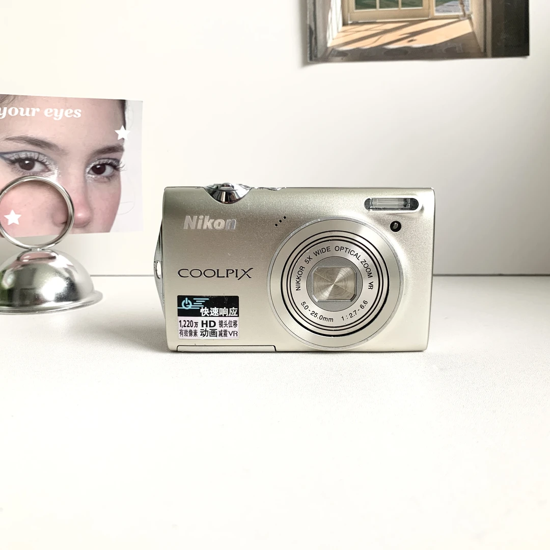 95新 Nikon/尼康 s5100香槟金 1220万像素5倍变焦色彩丰富有质感