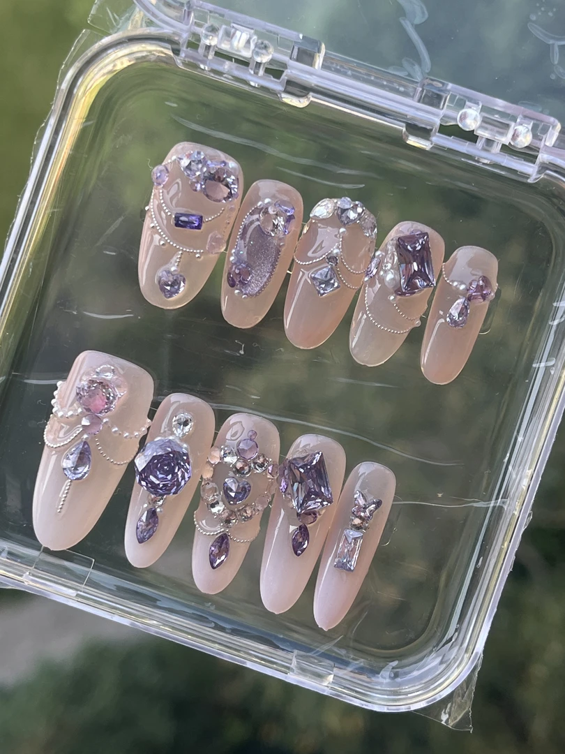 「紫晶珠宝」纯手工穿戴甲