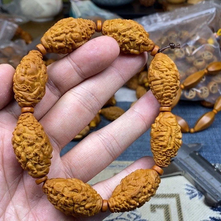 橄榄核手串/手链橄榄核雕工艺手串