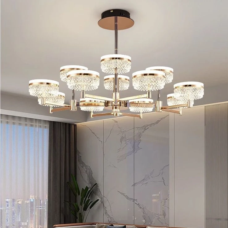 【抗磨耐用不生锈】轻奢现代简约客厅吊灯2024年新款创意大厅主灯高