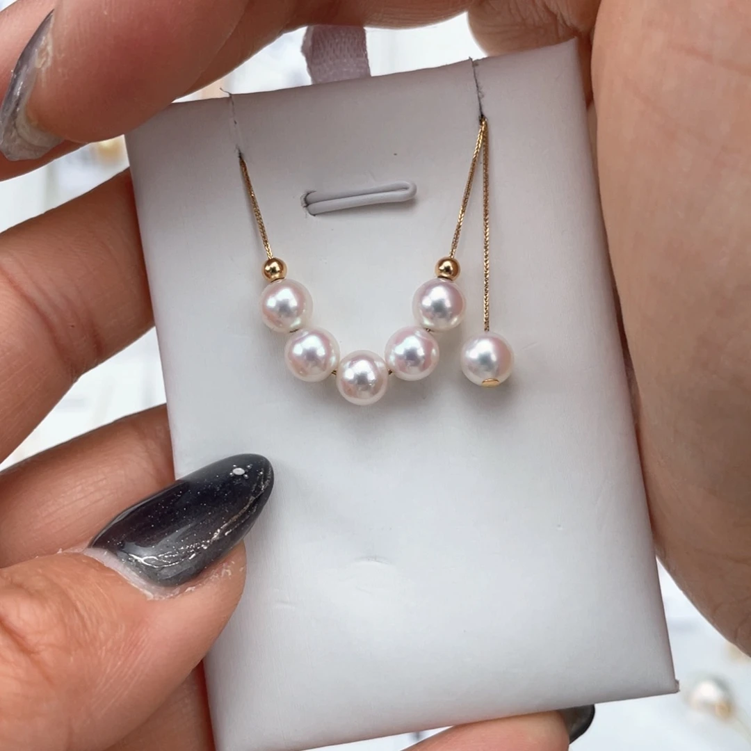 海水珍珠颈饰18K金镶嵌